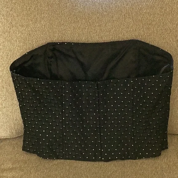 Vintage Jessica Scott McClintock Strapless Bustier Corset Top Prom Vintage 2000 - Picture 4 of 14